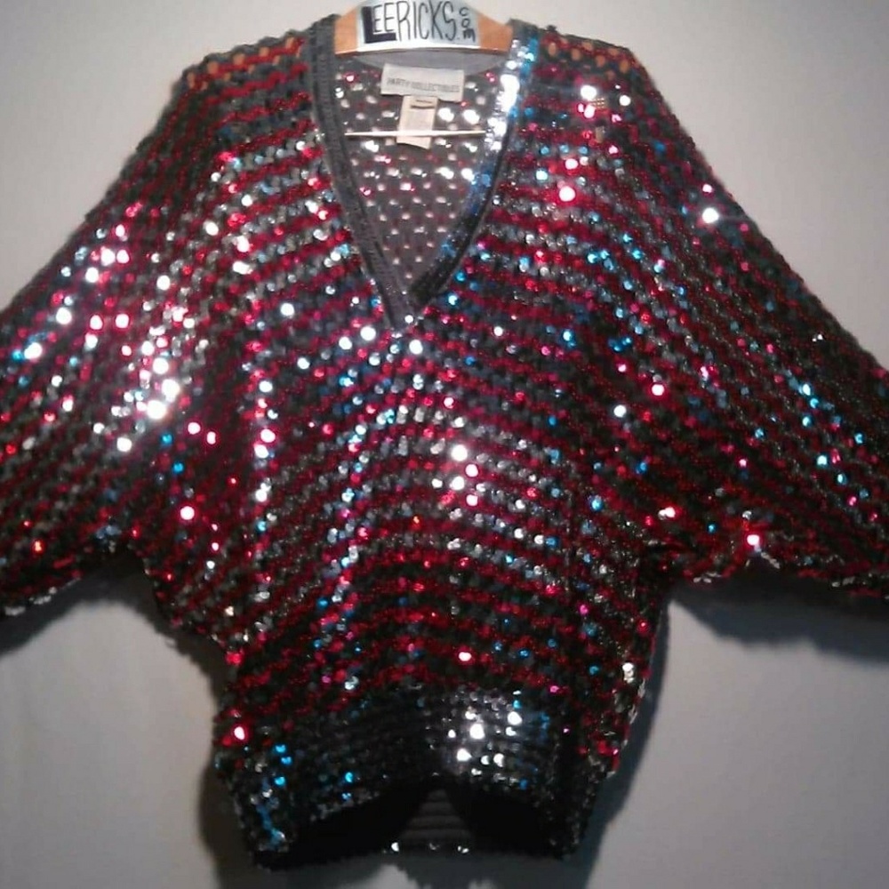 Vintage "Party Collectables" Woman's Sequined Top
